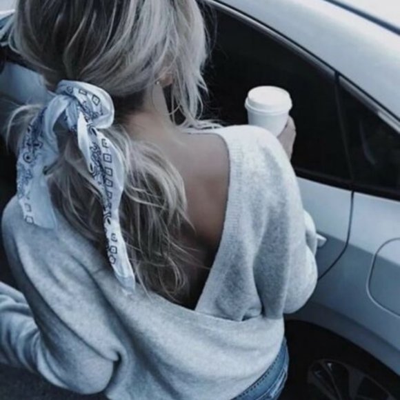 Paisley Print Multi-use Hair Tie - Picture 3 of 7